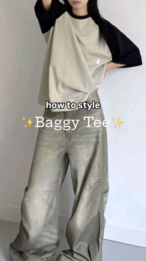 Acubi Fashion Baggy, Haerin Outfit, Girly Streetwear Outfits, Feminine Style Casual, Girly Streetwear, Acubi Style, Tomboy Outfit, Baggy Outfit Ideas, Estilo Tomboy