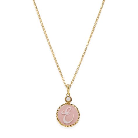 Part of the new Cameo Initials collection by Vintouch, this necklace is strung with an hand-carved cameo set in 24-karat gold vermeil and enriched with a dainty freshwater pearl that adds a touch of elegance. Wear yours solo or layered with other styles for a major impact. Presented in complimentary Vintouch gift box. Cast from 24-karat gold over Sterling Silver. (2. 5 Micron thickness). To protect gold-plating from natural oxidation, a 0. 10-micron palladium plate is applied before the gold-pla Italy Necklace, Xmas Wishlist, Jewelry Accessories Ideas, Italian Jewelry, Pretty Jewelry, Accessories Ideas, Precious Metal, Necklace Sizes, Pretty Jewellery