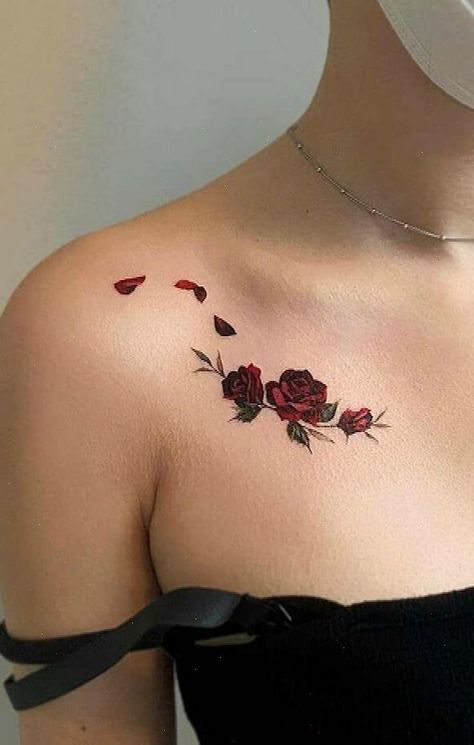 Rate This Tattoo designs From ⭐1~10. SAVE & FOLLOW i will update everyweek. #Express #to #Yourself #Inspo #Ideas #Tattoo #Your #Inspire #Female #Next #Ink #Trends #Inspiration Rose Collar Bone Tattoo, Feminine Collar Bone Tattoos, Hot Tattoos Ideas Female, Collar Bone Tattoo Ideas, 95 Tattoo, Leg Tattoo Designs, Faith Rose, Female Tattoo Ideas, Clavicle Tattoo