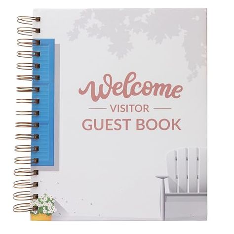 Visitor Guest Book, Mission House, Log Book, Relaxing Vacations, Neutral Design, Short Term Rental, Wedding Supplies, Beach Decor, Guest Book