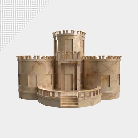 Close up on castle isolated premium ps | Premium Psd #Freepik #psd #3d-rendering #render #3d #castle Simple Castle, 3d Castle, 3d Architecture, 3d Assets, 3d Rendering, 3 D, Close Up, Castle, Architecture