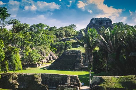 10 Insanely Affordable Spring Destinations - SmarterTravel Maya Ruins, Belize Vacations, Ancient Maya, Belize City, Belize Travel, Tikal, Mayan Ruins, Archaeological Site, Ancient Cities