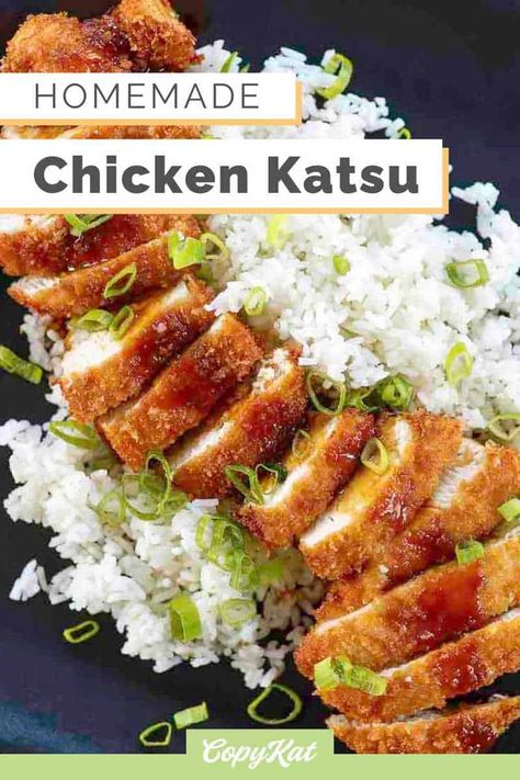 Chicken Katsu Recipes, Katsu Recipes, Chicken Cutlet Recipes, Tonkatsu Sauce, Chicken Katsu, Cibo Asiatico, Easy Japanese Recipes, Cutlets Recipes, Copykat Recipes