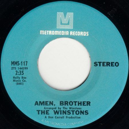 THE WINSTONS / Amen Brother (1969) Amen Break, Jungle Music, Record Art, Bass Music, Soul Funk, Music Music, Modern Dance, Drum And Bass, Non Stop