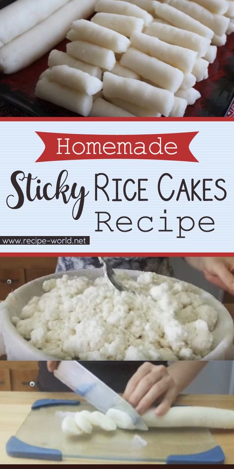 Sticky Rice Cake Recipe, Rice Cakes Recipe, Koreansk Mad, Mukbang Food, Koreansk Mat, Sticky Rice Cakes, Sticky Rice Cake, Sweet Sticky Rice, Korean Rice Cake