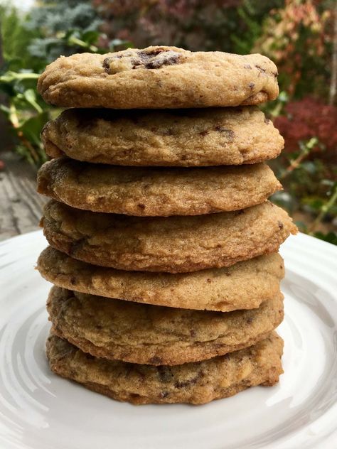 Chewy Chocolate Chip Spelt Cookies | Accidental Artisan Chocolate Chip Cookie Recipe With Pudding, Spelt Cookies, Spelt Flour Recipes, Spelt Recipes, Cerave Daily Moisturizing Lotion, Body Lotion For Dry Skin, Daily Moisturizing Lotion, No Flour Cookies, Chocolate Chip Pancakes