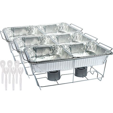 Catering, Chafing Dishes & Aluminum Pans | Party City Food Warmer Buffet, Party Serving, Chafing Dish, Buffet Set, Reception Food, Wedding Reception Food, Aluminum Pans, Food Warmer, Chafing Dishes