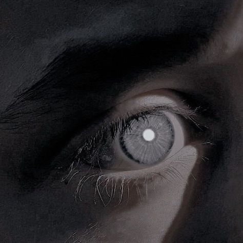 Silver Eye, Aesthetic Eyes, Gray Eyes, White Eyes, Eye Art, Dnd Characters, S N, Dark Art, Dark Fantasy