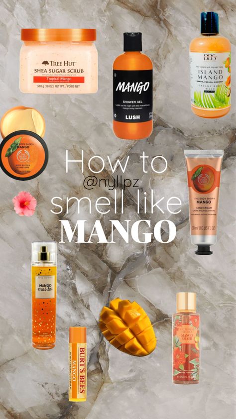 @nyllpz How to smell like…. 🥭 MANGO #outfitinspo #selfcare #skincare #haircare Scrub Island, Body Shop Body Butter, Selfcare Skincare, Natural Hair Bun Styles, Mai Tai, Body Cleanser, Body Skin Care Routine, Signature Scent, Body Skin