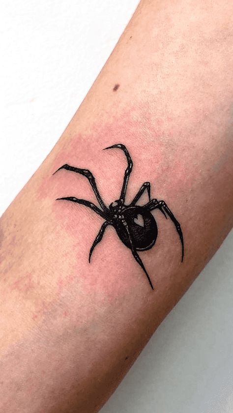 Spider Tattoo Design Images (Spider Ink Design Ideas) Spider Tattoo Design, Web Tattoo, Mom Tattoo Designs, Sharpie Tattoos, Spider Tattoo, Pretty Tattoos For Women, Stomach Tattoos, Knee Tattoo, Elegant Tattoos