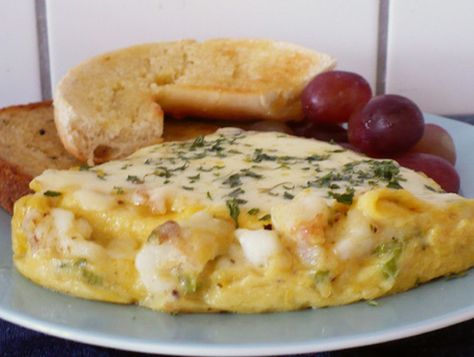 Make and share this LOBSTER OR CRAB OMELET recipe from Food.com. Crabmeat Omelet Recipe, Seafood Omelette Recipe, Crab Omelette Recipe, Vegetarian Finger Food, Crab Eggs, Crab Sticks, Omlet Recipes, Omelette Recipe Easy, Crab Dishes