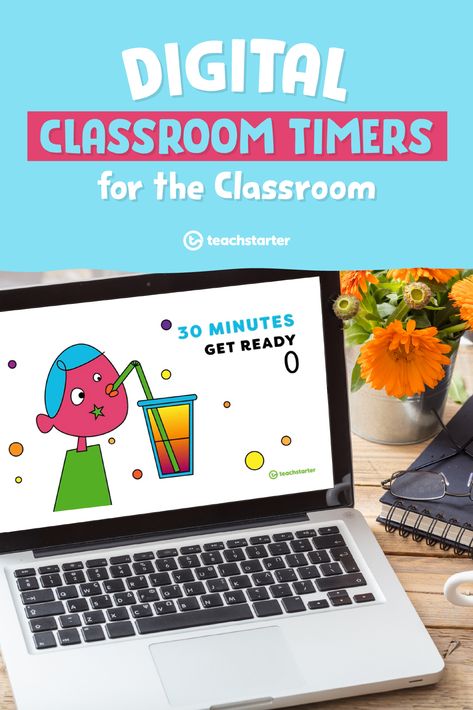 Are you looking for free online digital timers for your classroom? Look no further! We have created a variety of digital timers that are now available on the Teach Starter YouTube channel! Save each of them, or bookmark this blog so that they are easily accessible when you need a digital timer for your students. Visual Timer For Classroom, Timer Website, Tech Classroom, Classroom Timer, Timer App, Building Classroom Community, Classroom Schedule, Sped Classroom, Management Games