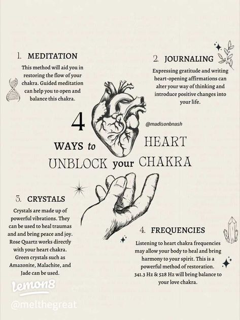 CHAKRA | Gallery posted by melthegreat | Lemon8 Heal The Heart Chakra, Heart Chakra Herbs, Closed Heart Chakra, How To Clear Heart Chakra, How To Cleanse Chakras, High Heart Chakra, Blocked Heart Chakra Symptoms, Opening Your Heart Chakra, Holistic Wallpaper Iphone