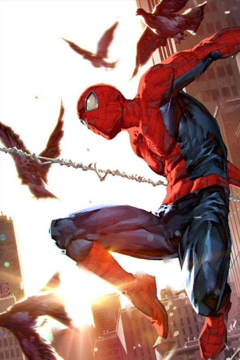 Spider Man Anime, Marc Brunet, Hq Wallpaper, Superhero Images, Spiderman Movie, Spiderman Artwork, Marvel Artwork, Quotes Wallpapers, 4 By 4