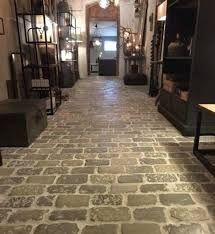 Antique Stone Flooring, Flagstone Tile, Travertine Floor Tile, Manor Interior, Stone Tile Flooring, Flagstone Flooring, Stone Floor, Natural Stone Flooring, Radiant Floor Heating