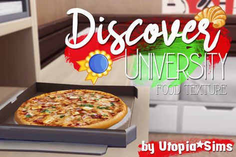 University Food, Sims Download, Sims 4 Kitchen, Kpop Mv, Alpha Cc, Sims 4 Cas Mods, Muebles Sims 4 Cc, Food Texture, Play Sims