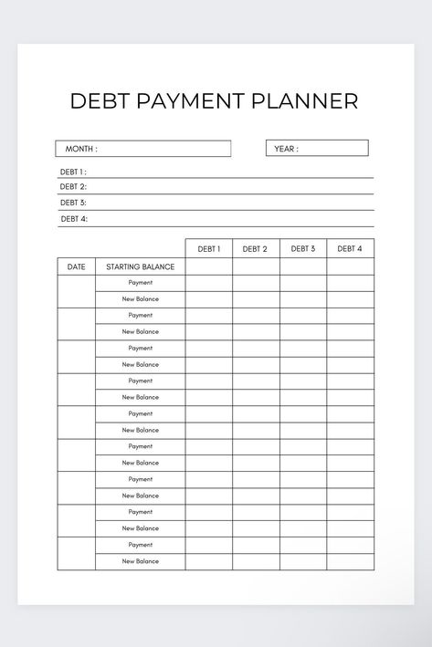 Debt Payment Planner Printable,Debt Planner,Debt Snowball Tracker,Debt Payoff Log,Debt repayment,Debt Payoff Tracker,Debt Tracker Printable by DigiplannersDesigns on Etsy Debt Snowball Tracker, Budget Planner Book, Faire Son Budget, Debt Payoff Tracker, Money Planner, Money Saving Methods, Money Budget, Budget Planner Template, Money Saving Techniques