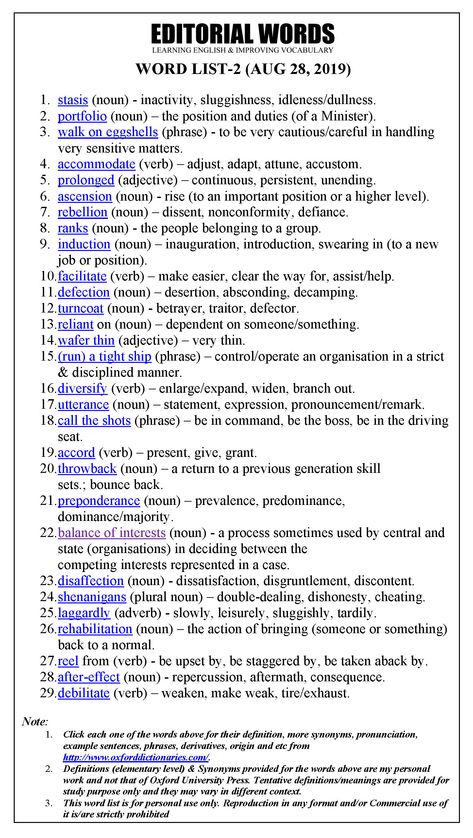 The Hindu Editorial (State of stasis) - Aug 28, 2019 The Hindu Newspaper, Editorial Writing, Editorial Words, Academic Essay, English Phrases Idioms, Idioms And Phrases, Uncommon Words, English Learning Spoken, English Vocab