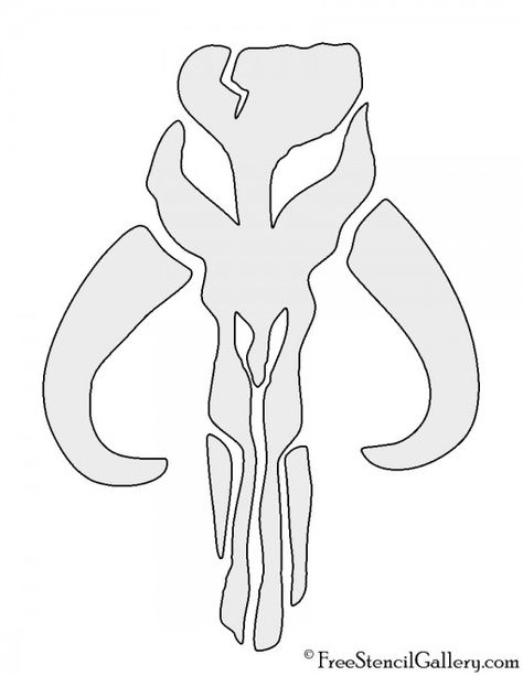 Mandalorian Mythosaur Skull Stencil | Free Stencil Gallery Mandalorian Pumpkin Carving, Mandalorian Pumpkin, Mandalorian Mythosaur, Mandalorian Skull, Mandalorian Symbol, Mythosaur Skull, Star Wars Stencil, Skull Template, Helmet Drawing