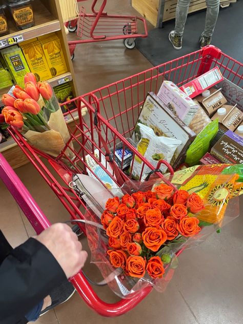 grocery cart full at trader joes Full Grocery Cart, Grocery Cart Aesthetic, Groceries Aesthetic, Poem Drawings, Cart Aesthetic, Vision 2024, Notion Dashboard, Grocery Cart, Food Insecurity