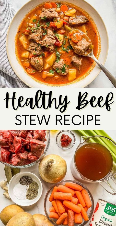 Vegetable Soup With Beef Stew Meat, Beef Stew For Diabetics, Healthy Heart Foods, Healthy Beef Barley Soup, Low Calorie Beef Stew Crock Pots, Healthy Beef Stew Crockpot Clean Eating, Vegetable Beef Stew Stove Top, Beef And Root Vegetable Stew, Thm Beef Stew