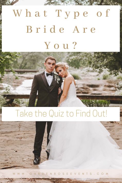 What type of bride are you? Take the quiz to get clarity on what direction to take your wedding planning in. What Type Of Wedding Should I Have Quiz, Wedding Style Quiz, Wedding Planning Schedule, Wedding Dress Quiz, Types Of Weddings, Wedding Quiz, Princess Bridal Gown, Wedding Dresses Cinderella, Cinderella Wedding