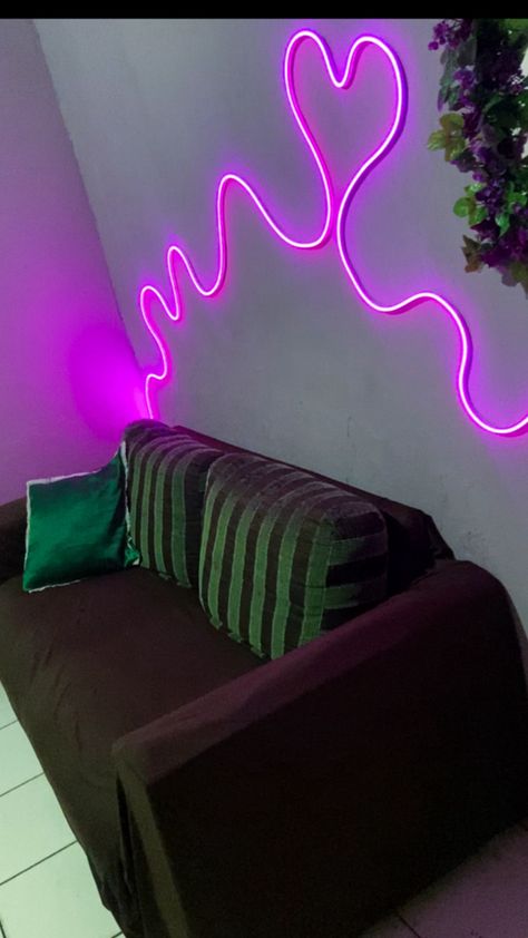 Led Baby Tattoo Designs, Tech Room, Light Up Signs, Baby Tattoos, Room Design Bedroom, Room Makeover Bedroom, Dream Bedroom, House Rooms, Bedroom Makeover