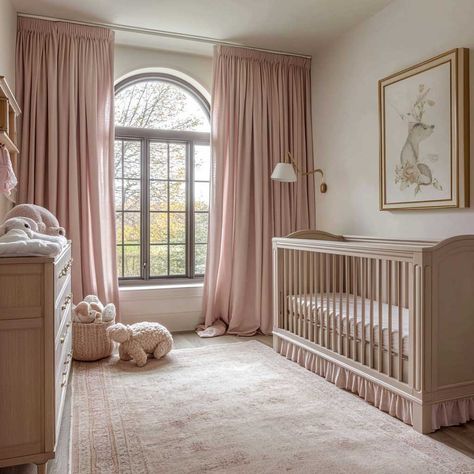 Discover 10 soft pink neutral nursery ideas that add a hint of warmth and coziness to your baby's room. Explore how to blend soft pink tones with neutral colors for a charming and serene space. Neutral Pink Girl Nursery, Soft Feminine Nursery, Nursery With Pink Accent Wall, Soft Pink Nursery Ideas, Dusky Pink Nursery, Neutral Pink Nursery, Pink Neutral Nursery, Pink And Brown Nursery, Dusty Pink Nursery