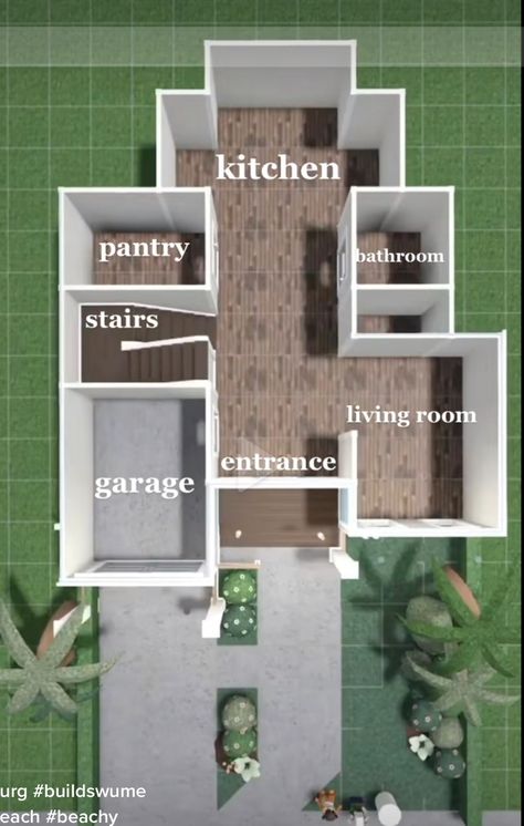 Skitse Bog, House Outline, Two Story House Design, House Plans With Pictures, Small House Layout, House Decorating Ideas Apartments, Tiny House Layout, Diy House Plans, Bloxburg House Ideas Layout