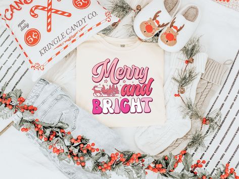 Fun Christmas Shirts, Merry Bright Christmas, Cherish Every Moment, Holiday Shirt, Comfort And Joy, Family Christmas Shirts, Jingle All The Way, Jingle Bell, Noel Christmas