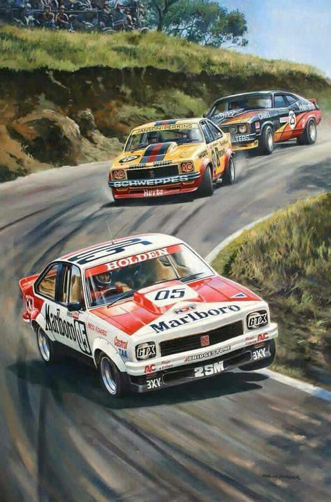 "PETER BROCK" - King Of The Mountain. v@e. Sp2 Vw, Peter Brock, Holden Cars, Holden Torana, Australian Muscle Cars, Aussie Muscle Cars, Motorsport Art, Car Things, Australian Cars