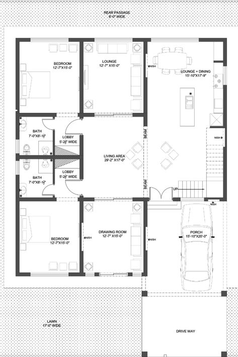 Drawing 2d is an essential part of architectural design and construction, so it is very important that plans, have professional quality. I offer you my knowledge in AutoCAD 2D to guarantee Professional Drawings. #house #floor #plans #autocad #2d Autocad 3d Modeling, Professional Drawings, Architectural Prints, House Floor, Architectural Design, Design Architecture, House Floor Plans, Interior Design Services, Interior Architecture Design