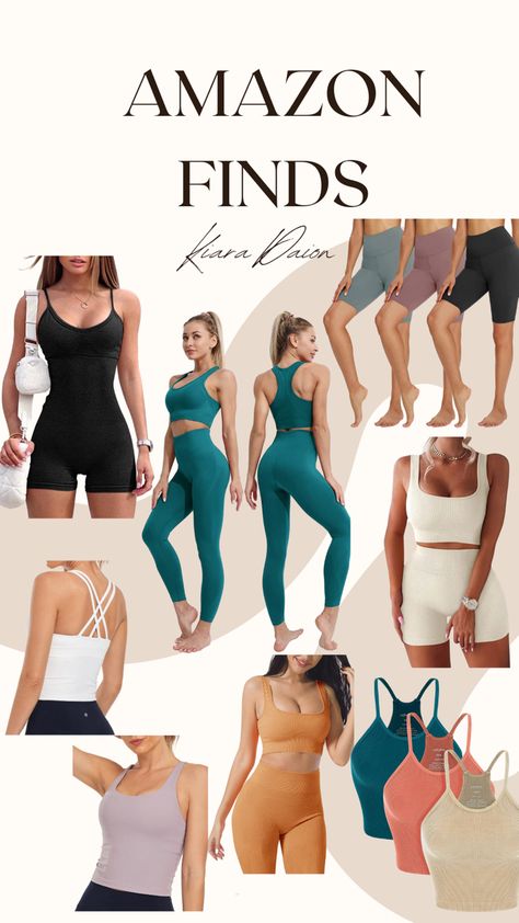 Spring Gym Outfits, Activewear Business, Workout Gear For Women, Killer Workouts, Sport Bras, Athletic Clothes, Women Workout, Gym Clothes Women, Amazon Storefront