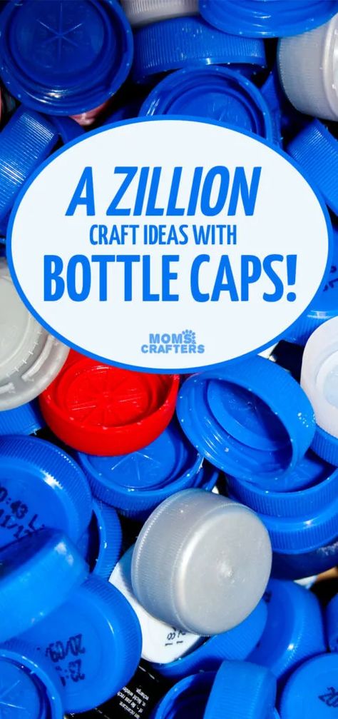 Bottle Lids Ideas, Melted Bottle Cap Crafts, Uses For Bottle Caps, Plastic Bottle Caps Art, Things To Make With Water Bottle Caps, Coke Bottle Caps Crafts, Milk Bottle Cap Crafts, Plastic Caps Projects, Recycled Project Ideas