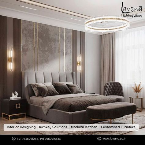 #lavanainteriors #livingroom #furniture #customhome #interiordecorating #customfurnituredesign #standalonemetallic #metallicfurniture #dreamhome #onlineconsultation #customizedinterior #BeautifulHouse #interiordesign #livingroominspo #woodenfurniture #livingroomdecor #livingmybestlife #interiorsolutions #interiorspaces #customfurniture #residencedesign #iloveinteriors #iloveinteriordesign #homedecor #residentialdecor #livingroomfurniture #completeinterior Pik 2, Unique Bedroom Design, Bedroom Interior Design Luxury, Modern Luxury Bedroom, Modern Bedroom Interior, Luxury Bedroom Design, Luxury Bedroom Master, Luxurious Bedroom, Bedroom Decor Design