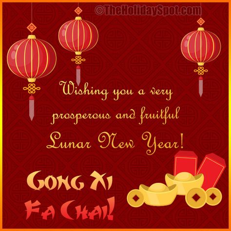 Happy Chinese New Year Greeting Card Chinese New Year Greetings Quotes, New Year Greeting Messages, Lunar New Year Greetings, Chinese New Year Images, Cny Greetings, Chinese New Year Eve, Chinese New Year Wishes, New Year Wishes Messages, Greeting Card Image