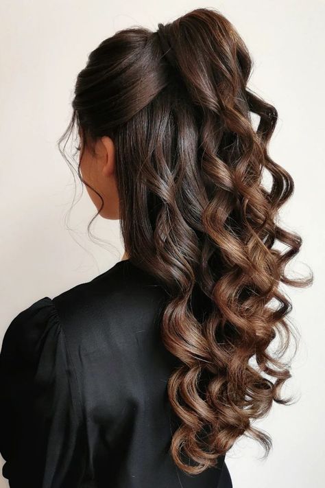 Casual Hairstyles For Long Hair, Stylish Braids, Formal Hairstyles For Long Hair, Engagement Hairstyles, Long Hair Wedding Styles, Women's Hairstyles, Fresh Hair, Hair Up Styles, Bun Hairstyles For Long Hair