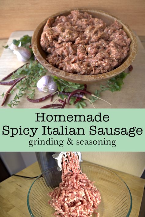 If you're looking for an Italian sausage recipe bursting with flavor and balanced heat, you will find it here. Save money while upgrading your Italian dishes. Homemade Hot Sausage Recipes, Homemade Hot Italian Sausage, Spicy Italian Sausage Seasoning, Homemade Hot Italian Sausage Recipes, Spicy Italian Sausage Recipes Ground, Sausage Seasoning For Ground Pork, Homemade Ground Sausage, Making Sausage Homemade, Italian Sausage Seasoning Recipes