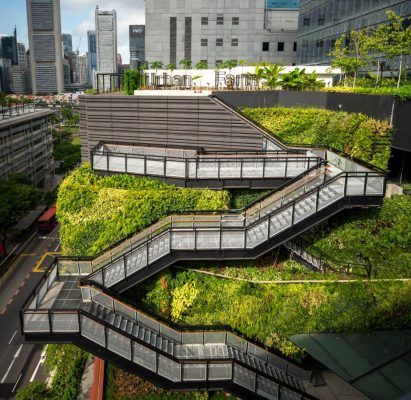 Funan Tree of Life Singapore, Shopping Mall - e-architect Singapore Shopping Mall, Funan Mall, External Stairs, Singapore Shopping, Guerilla Gardening, Real Estate Classes, Instagram Graphic Design, Retail Office, Office Tower