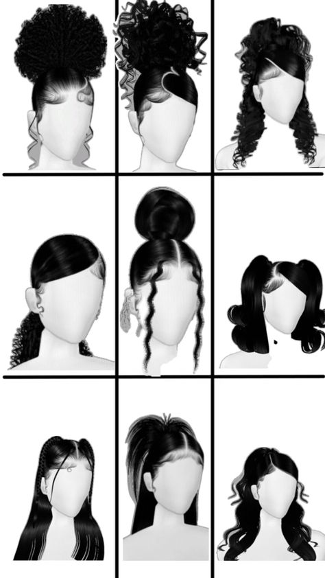 Hair Styles For School Teens, Imvu Hairstyles, Hairstyles With Curled Hair, Curly Hair Advice, Quick Curly Hairstyles, Hairstyle Examples, Mixed Curly Hair, Hair Inspiration Long, Quick Natural Hair Styles