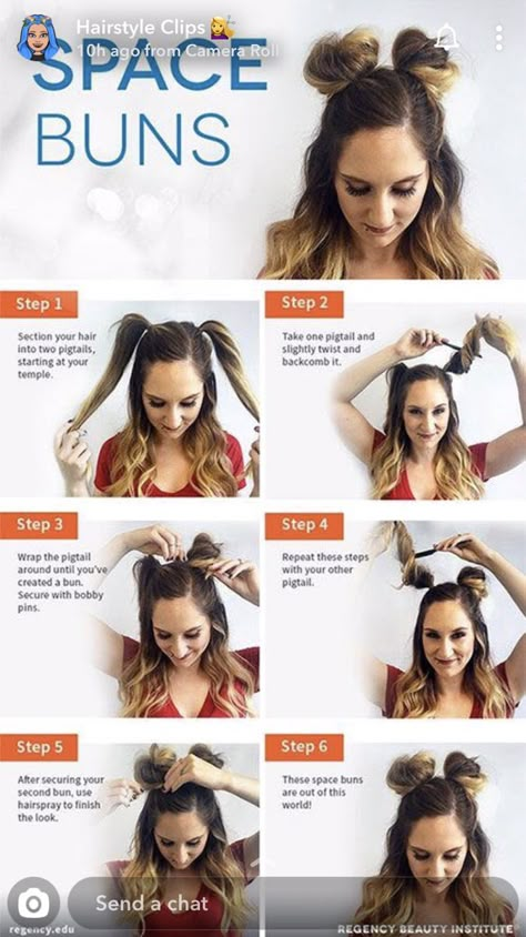 Rave Buns Hair, Panda Ears Hairstyle, Panda Rave Outfit, Curl Hair With Blow Drier, Festival Buns Hairstyles, Panda Buns Hairstyles, How To Do Pigtail Buns, Half Up Space Buns Tutorial, Bear Buns Hairstyle