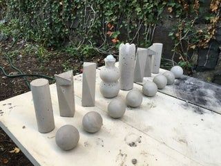 Diy Chess Set, Empty Plastic Bottles, Wood Games, 3d Cnc, Concrete Crafts, Wood Router, Chess Sets, Concrete Projects, Wood Turning Projects