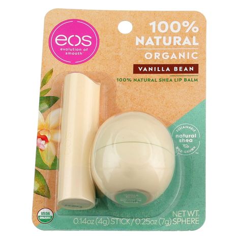 Eos Lip Balm Collection, Eos Chapstick, Stick O, Vanilla Lip Balm, Lip Balm Stick, Lip Balm Containers, Lip Balm Collection, Eos Lip Balm, Balsam Do Ust