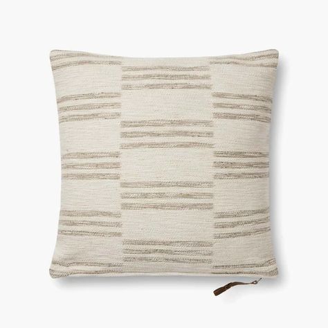 JAY PAL0026 IVORY / SAND | Loloi Rugs Amber Lewis X Loloi, Pillow Pals, Amber Lewis, Salalah, Black Pillows, Loloi Rugs, Amber Interiors, Magnolia Homes, Decor Aesthetic