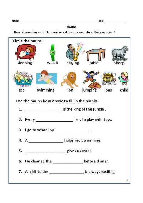 Free Common And Proper Noun Worksheets For 2nd Grade Nouns Worksheet Kindergarten, Common Nouns Worksheet, Nouns Exercises, Nouns And Verbs Worksheets, Common Noun, Proper Nouns Worksheet, Worksheet Math, Nouns Activities, Common And Proper Nouns