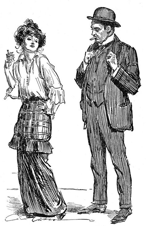 Charles Gibson, Charles Dana Gibson, Dana Gibson, Victorian Illustration, Sketches Of People, Monochrome Art, World Of Art, Gibson Girl, Ink Illustrations