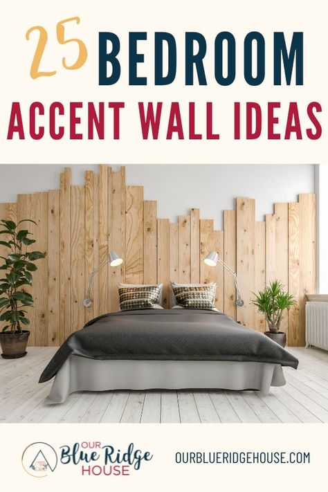 Feature Wall Ideas For Bedroom, Master Bedrooms With Accent Wall Wood, Guest Bedroom Feature Wall, Boho Feature Wall Bedroom, Wood Wall Headboard Ideas, Master Room Accent Wall Ideas, Accent Wall Bedroom Not Behind Bed, Bedroom Wallpaper Ideas Accent Wall Modern, Master Bed Accent Wall Ideas