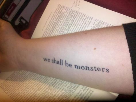 22 Opening Lines And Quotes From Your Favorite Books You Should Get Tattooed - Design Mary Shelley Tattoo, Literary Tattoos Books, Literary Tattoos Quotes, Frankenstein Quotes, Frankenstein Tattoo, Literary Tattoo, Frankenstein Book, Literary Tattoos, Quote Tattoos