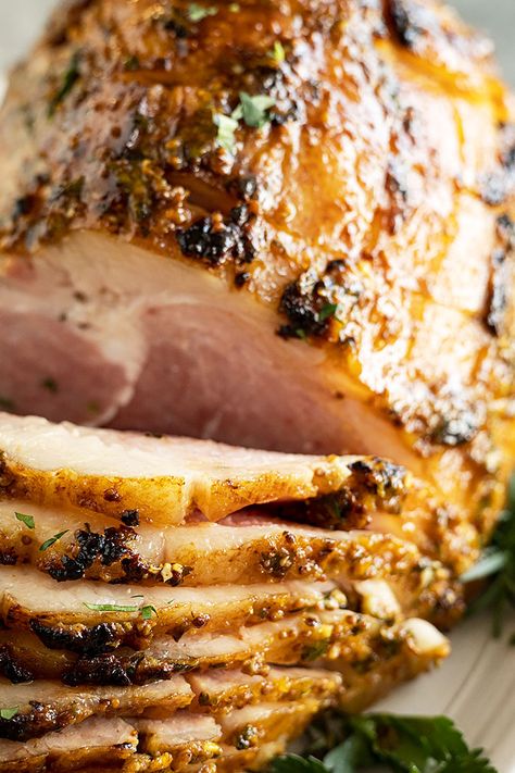 Savory Glaze For Ham, Ham Roast Recipes Crock Pot, Ham Rub Recipes, Savory Ham Recipes, Savory Ham Glaze, Ham Roast Recipes, Ham Seasoning, Recipes With Cooked Ham, Glaze Ham