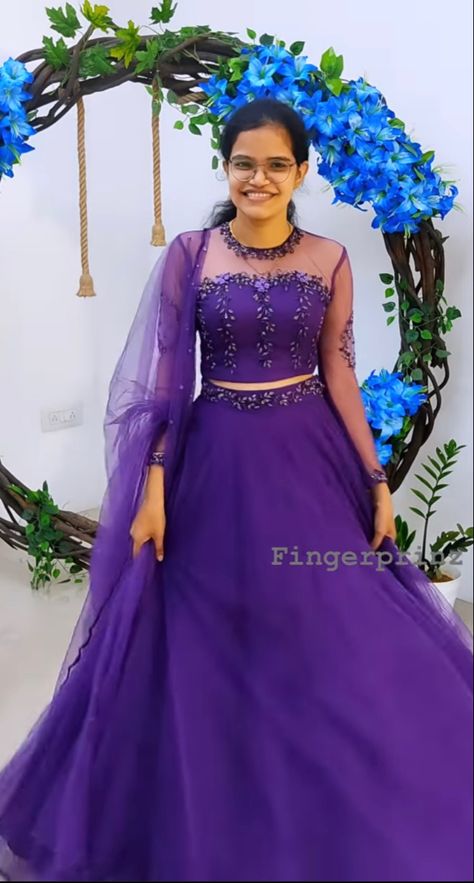 Customised Lehenga, Reception Dress Indian, Bridal Maid Dress, Designer Dresses Couture, Frock Models, Ethnic Wears, Netted Blouse Designs, Christian Bride, Indian Dresses For Women